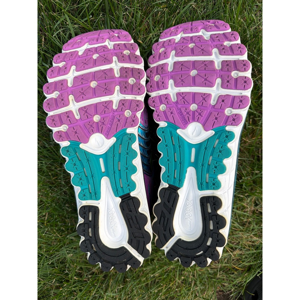 Brooks Glycerin 12 Womens Running Shoes Purple Blue 1201601B540 Size 8 Like New - Picture 3 of 8